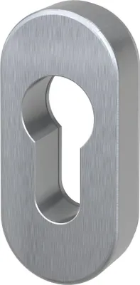 Produktbild von BASI - Schmalrahmen-Schutzrosette - Schutz-Schieberosette - Edelstahl - oval - 14 mm - 7820-0228