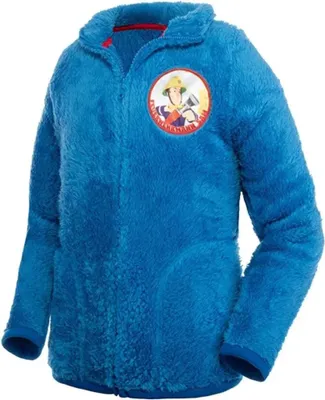Produktbild von Feuerwehrmann Sam Kinder Fleece Jacke Langfloor – Hellblau / 122/128