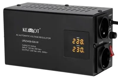 Obrázek produktu pro Stabilizátor napětí KEMOT SER-500-W URZ3439, přesnost 8%