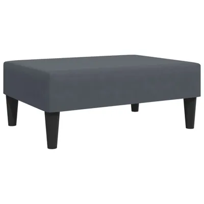 Obrázok produktu pre vidaXL Podnožka tmavosivá 77x55x31 cm zamat