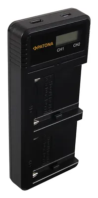 Zdjęcie produktu dla Podwójna ładowarka USB LCD do Sony NP F550 F730 F750 F930 F950 F970 FM50 FM500H