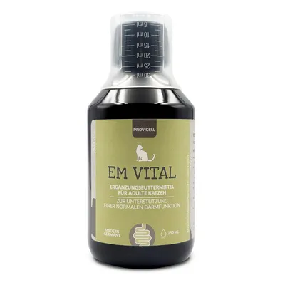 Produktbild von Provicell EM Vital 250 ml | Probiotika Katze | Natürliche Darmsanierung für Katzen | Mit Tierärzten entwickelt | Fördert die Verdauung I BARF-Zusatz