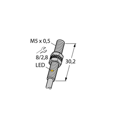 Image de Turck 4609740 - BI1-EG05-AP6X, Détecteur inductif