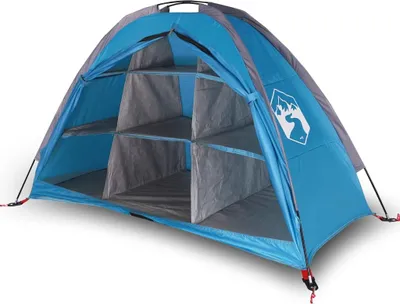 Produktbild von vidaXL Camping-Organizer-Zelt 9 Fächer Blau Wasserdicht