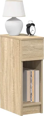 Immagine prodotto di vidaXL Comodini con cassetto 2 pezzi rovere Sonoma 20x36x60 cm