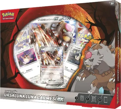Produktbild von Pokemon Trading Card Game Ursaluna Luna Carmesí Ex Sammelkarten Durchsichtig Spanish Durchsichtig Spanish