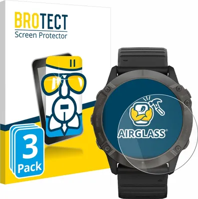 Produktbild von 3x BROTECT Schutzglas für Garmin Fenix 6X Pro Solar Schutzfolie Panzer Folie Glas Display Schutz klar