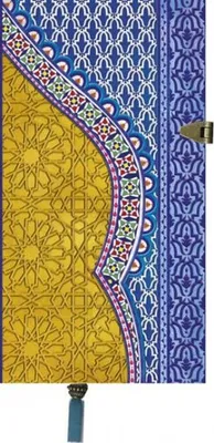 Immagine prodotto di Taccuino Boncahier - clip stretta in metallo blu dorato