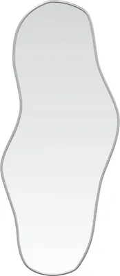 Image de vidaXL Miroir mural argenté 100x45 cm