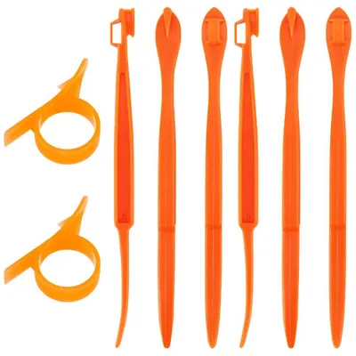 Orangenschäler-Set, 8 Stück, Fruchtschäler, einfach zu verwenden