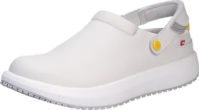 Produktbild von Joya Ace ESD W White, Damenclog, Glattleder / Textil, Senso-Sohle JY026A 37