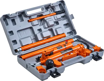 Zdjęcie produktu dla SucceBuy 12-tonowy zestaw porta power, przenośny podnośnik hydrauliczny, 55-calowy wąż olejowy, zestaw naprawczy ramy nadwozia do samochodów osobowych, ciężarowych i rolniczych, wraz z torbą transportową