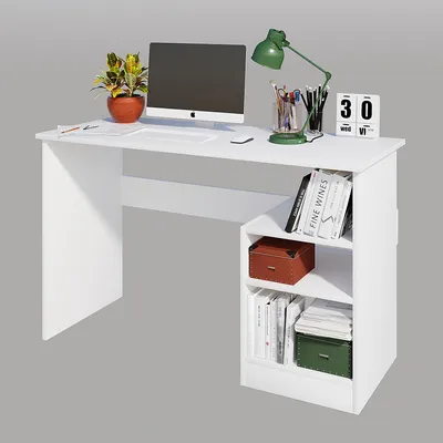 Produktbild von Skye Decor, Bahar - White, Schreibtische, Weiß, 120 x 74 x 50 cm