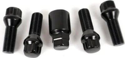 Obrázok produktu pre Zámky na ráfiky OMP čierne M12 dĺžka 55,1 mm