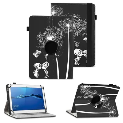 Produktbild von Tablet Hülle für Huawei MediaPad T1 T2 T3 T5 10 360° Drehbar Case Cover SchutzFarben:Motiv 12