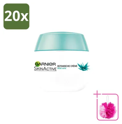 Immagine prodotto di 20 confezioni di crema viso Garnier SkinActive Botanische all'Aloe Vera, 50 ml - Confezione risparmio - 20 pezzi