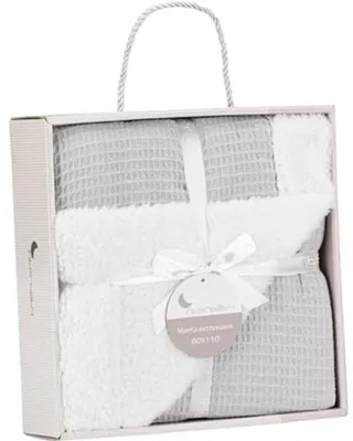 Waffle Piqué Babydecke - Rosa