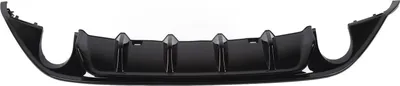 Image de Diffuseur de pare-chocs arrière TCR noir brillant de style sportif pour MK7 avant le facelift 2013 à 2016