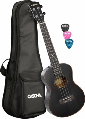 Produktbild von Cascha HH2305 Premium Black Tenor Ukulele