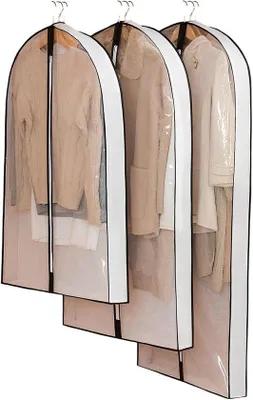 Zdjęcie produktu dla Trzy torby z tkaniny z zamkiem błyskawicznym – wodoodporne i nadające się do prania (60 x 10 x 100/125/150 cm)