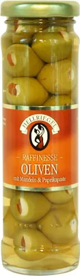 Immagine prodotto di Olive con mandorle e paprika, verdi