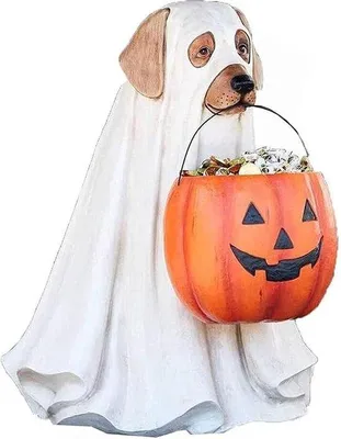 Produktbild von Famanu Snackschale Geisterhund - Halloween Kürbis Snackschalenständer