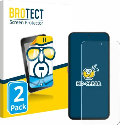 Produktbild von 2x Für Oukitel WP210 5G Schutzfolie BROTECT Displayschutz Display Schutz Folie Klar Transparent