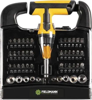 Immagine prodotto di Set di punte FIELDMANN con cacciavite a T 48 pezzi FDS 1021-48R
