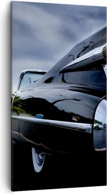 Produktbild von Bild auf Leinwand - Leinwandbild - Auto Retro Himmel - 45x80cm - Wand Bild - Wanddeko - Wandbilder - Leinwanddruck - Bilder - Kunstdruck - Wanddekoration - Leinwand bilder - Wandkunst - PA45x80-0159