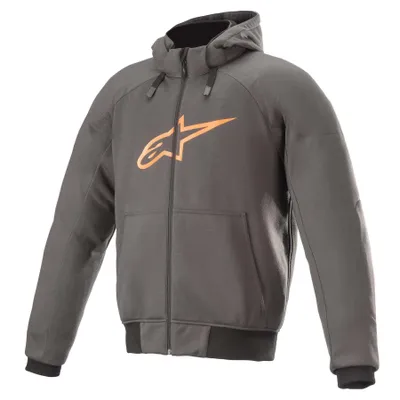Produktbild von Alpinestars Chrome Sport Motorrad Hoodie, grau/orange, 3XL