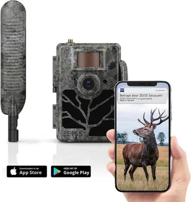 Immagine prodotto di Fotocamera per la sorveglianza della fauna selvatica con visione notturna e Wi-Fi per esterni