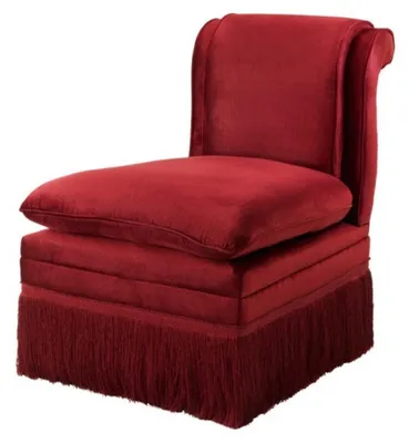 Produktbild von Casa Padrino Luxus Belle Epoche Sessel Jugendstil Art Deco Bordeaux Rot 54 x 76 x 74 cm