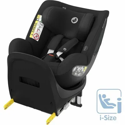 Produktbild von Maxi-Cosi Mica Eco, Neugeborene & Kleinkindsitz, Gruppe 0/1, drehbarer Kindersitz, 360°-Kindersitz mit ISOFIX, ab ca. 3 Monate bis zu 4 Jahren (ab Geburt mit Einlage für Neugeborene), Authentic Black