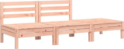 Produktbild von vidaXL Gartensofa 3-Sitzer Massivholz Douglasie