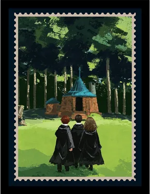 Produktbild von Harry Potter - Gerahmtes Poster "Looking Forward Hagrid´s Hut" PM8627 (45 cm x 35 cm) (Bunt)
