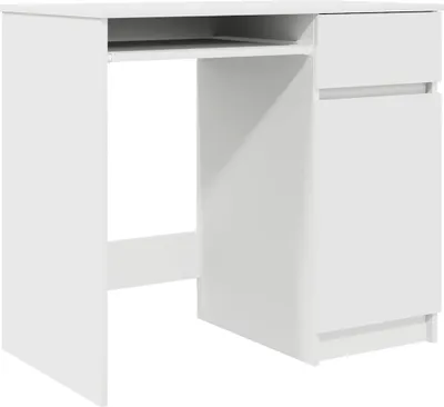 Produktbild von Schreibtisch Weiß 86x49x76 cm Holzwerkstoff