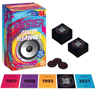 Image de Hitster : Les plaisirs coupables – Le jeu de société musical, de cartes et de quiz pour vous