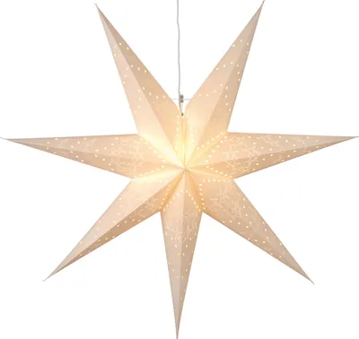 Produktbild von Star Trading Papierstern "Sensy Star 70" ca. 70 cm Ø, incl. Kabel, Farbe creme, 231-20