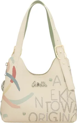 Produktbild von Anekke Schultertasche Alma Original 3-Compartment Shoulder Bag Multicolor beige