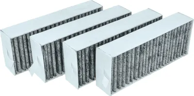 Produktbild von vhbw 4x Aktivkohlefilter Ersatz für Neff Z811DU0, Z821PD0, Z821VR0, Z821VR1 für Dunstabzugshaube