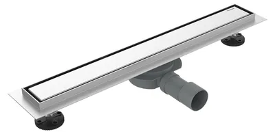 Immagine prodotto di Ibergrif, scarico a pavimento in acciaio inossidabile per doccia, 80 cm, set completo, sifone con valvola anti-odore