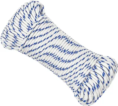 Produktbild von vidaXL Bootsseil Weiß 5 mm 50 m Polypropylen