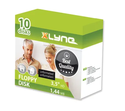Produktbild von XLYNE Diskette 9010000 10er Pack schwarz