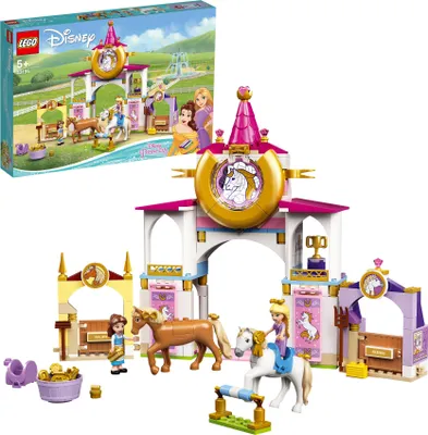 Produktbild von LEGO® Disney Princess 43195 Belles und Rapunzels königliche Ställe
