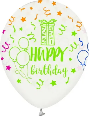 Zdjęcie produktu dla Luftballon Set 5 Stk Happy Birthday Godan