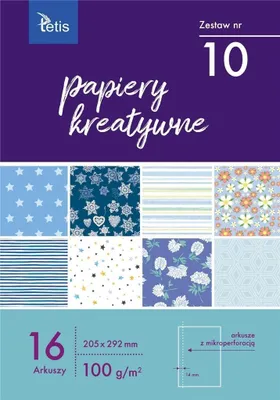 Image de Feuilles de papier Creative 205 x 292 mm, lot de 16 feuilles, 10 KB030-10