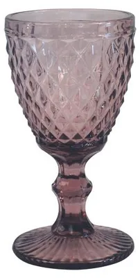 Produktbild von Sibo Homeconcept Diamond Stielglas, 34 cl, Violett, 6 Stück