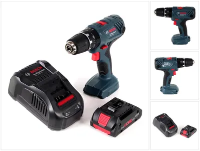 Obrázek produktu pro Bosch Professional GSB 18V-21 akumulátorová příklepová vrtačka 18 V 55 Nm + 1x akumulátor ProCORE 4,0 Ah + rychlonabíječka