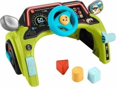 Immagine prodotto di Fisher-Price Rires et éveil - Centro attività "La mia prima macchinina", Giocattolo educativo multilingue, Dai 6 mesi, HYR92