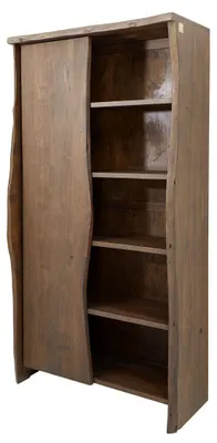 Immagine prodotto di MASSIVMOEBEL24 | scaffale in legno di Acacia 105x45x204 marrone laccato PURE ACACIA #810